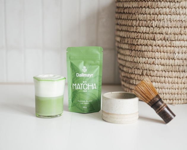 Jetzt neu: Dallmayr Bio Matcha Tee