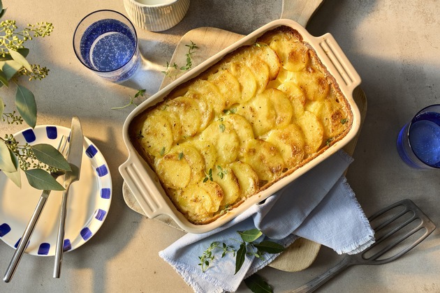 Kartoffelgratin wie in Frankreich: cremiger Klassiker aus dem Ofen