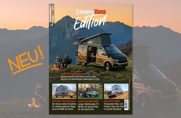 DoldeMedien Verlag GmbH: Spezialausgabe CamperVans Edition geht in die nächste Runde