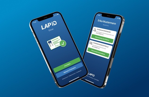 LapID Service GmbH: 10.000 App-Bewertungen sprechen für sich: LapID mit neuem KI-Prozess für die beste App zur Führerscheinkontrolle