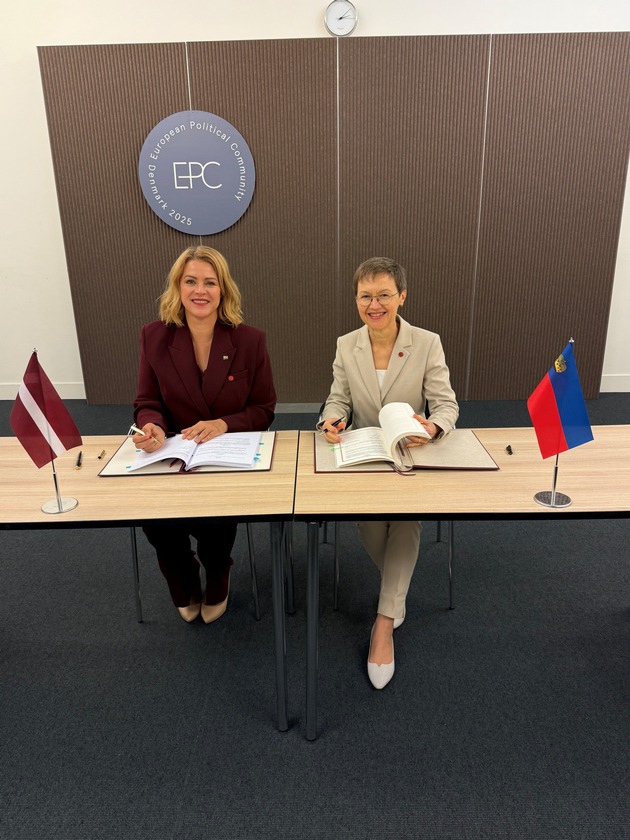 Liechtenstein und Lettland unterzeichnen ein Doppelbesteuerungsabkommen