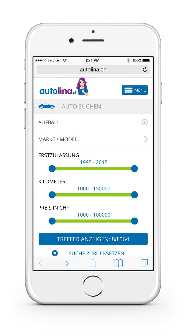 autolina.ch - die exklusive Autoplattform mit brandneuen Funktionen und Zielgruppenerweiterung (BILD)