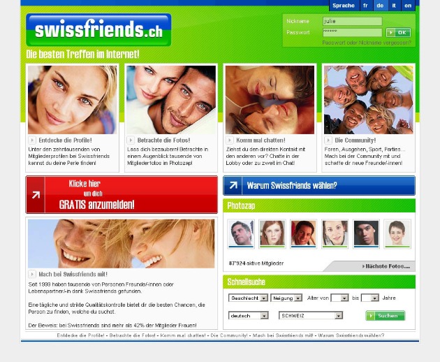 Partnersuche auf Swissfriends.ch: &quot;I cha so z&#039;säge mini Manne usläse&quot;
