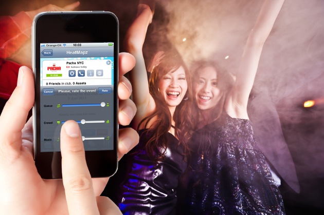 HeatMapz löst das grösste Problem im Nacht- und Partyleben / Konzertbesucher und Clubber erkennen aktuelle Club-Stimmung in Echtzeit auf dem Handy