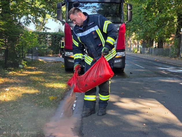 FW Celle: Größere Menge Kraftstoff in Bostel ausgetreten