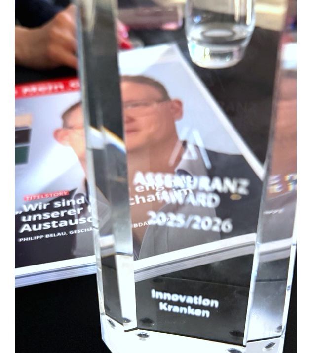 BDAE gewinnt Assekuranz Award 2025 für Innovation im Krankenversicherungsmarkt