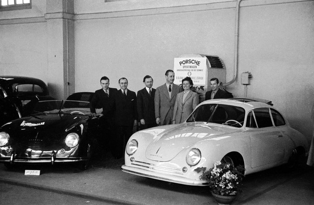 Porsche Schweiz AG: Vor 70 Jahren feiert Porsche den ersten internationalen Messeauftritt in Genf