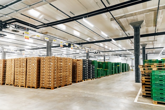 Lidl Svizzera: inaugurazione magazzino frutta e verdura / Edificio logistico supplementare per rispondere alla crescita