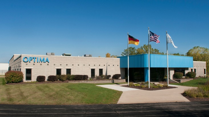 OPTIMA Niederlassung in den USA feiert 40-jähriges Bestehen