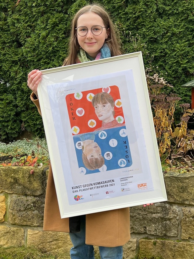 Schülerin aus Heidenau gewinnt Plakatwettbewerb gegen Komasaufen in Sachsen