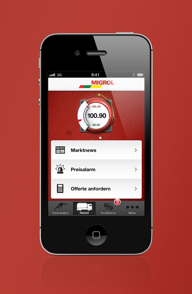 Migrol jetzt mit iPhone App