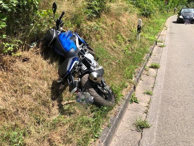 POL-PDLD: Verletzte Motorradfahrerin im Wellbachtal