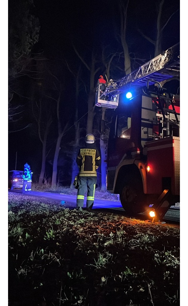 FW-Schermbeck: Orkantief Zeynep machte Feuerwehr Schermbeck viel Arbeit