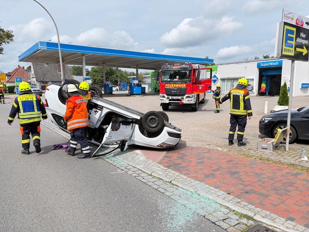 FW-ROW: Verkehrsunfall auf der B75 in Sottrum