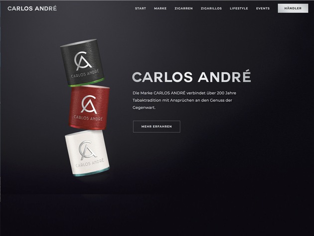 Neue Carlos André Website online
