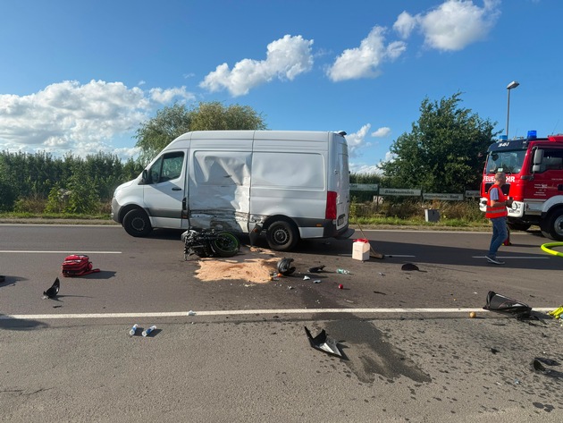 POL-STD: 31-jähriger Motorradfahre bei Unfall im Alten Land schwer verletzt