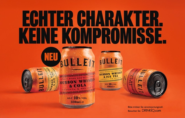 DIAGEO PM: NEU! RTD-PREMIERE FÜR BULLEIT BOURBON WHISKEY