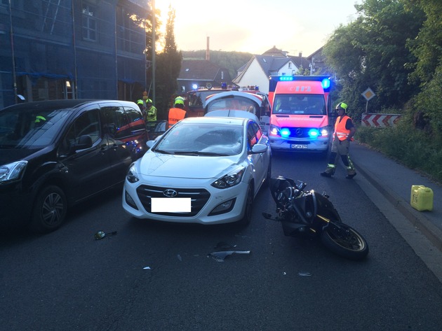 FW-Stolberg: Einsagtzbilanz: Zwei Motorradunfälle / zwei Brandeinsätze / zahlreiche Rettungsdiensteinsätze