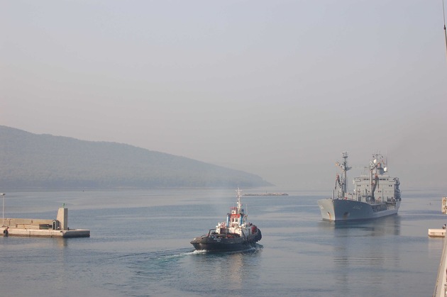 Deutsche Marine - Pressemeldung mit Presse-Einladung: &quot;Spessart&quot; und &quot;Homburg&quot; beenden Nato-Einsatz - 17 Seeminen beseitigt