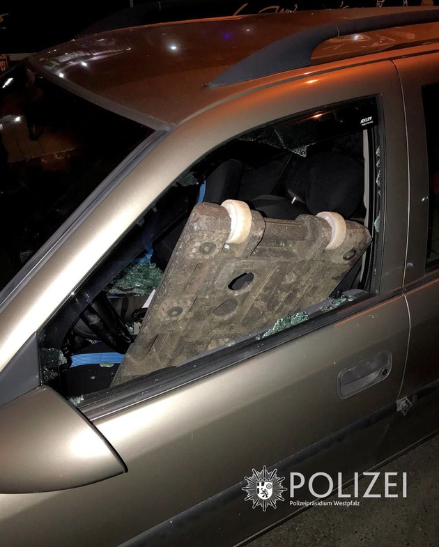 POL-PPWP: Frau geschlagen und Auto demoliert