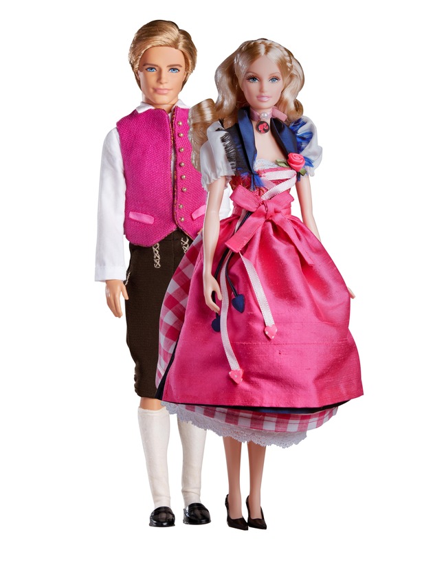 O&#039;bandelt is... Grosser Auftritt für Barbie und Ken im Wiesn-Outfit von Trachtendesignerin Schatzi (mit Bild)