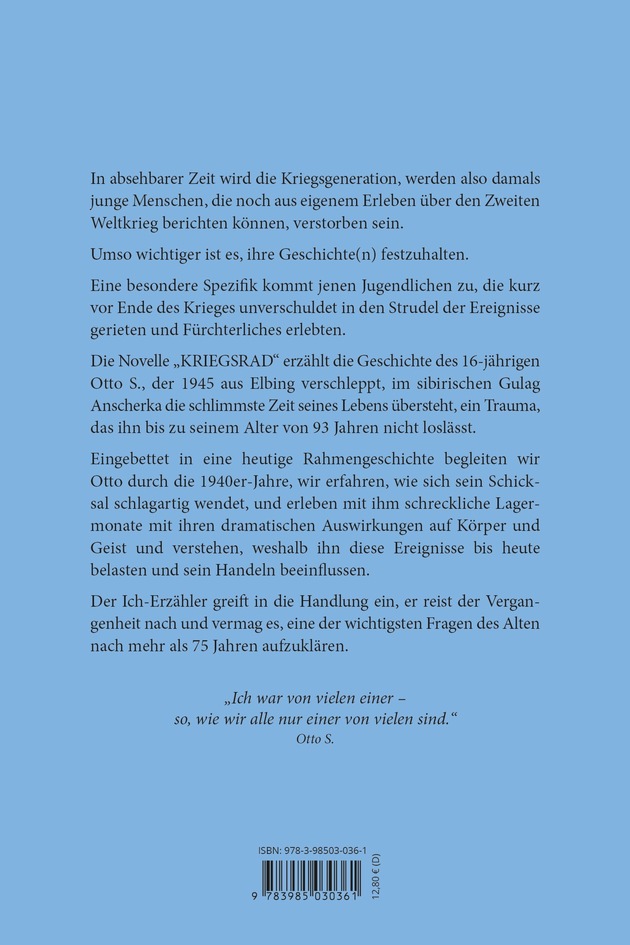 ICH WAR VON VIELEN EINER – SO, WIE WIR ALLE NUR EINER VON VIELEN SIND