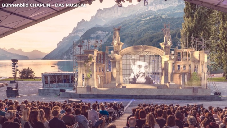 Hollywood auf der Walensee-Bühne: CHAPLIN – DAS MUSICAL erstmals als Openair-Musical in der Schweiz