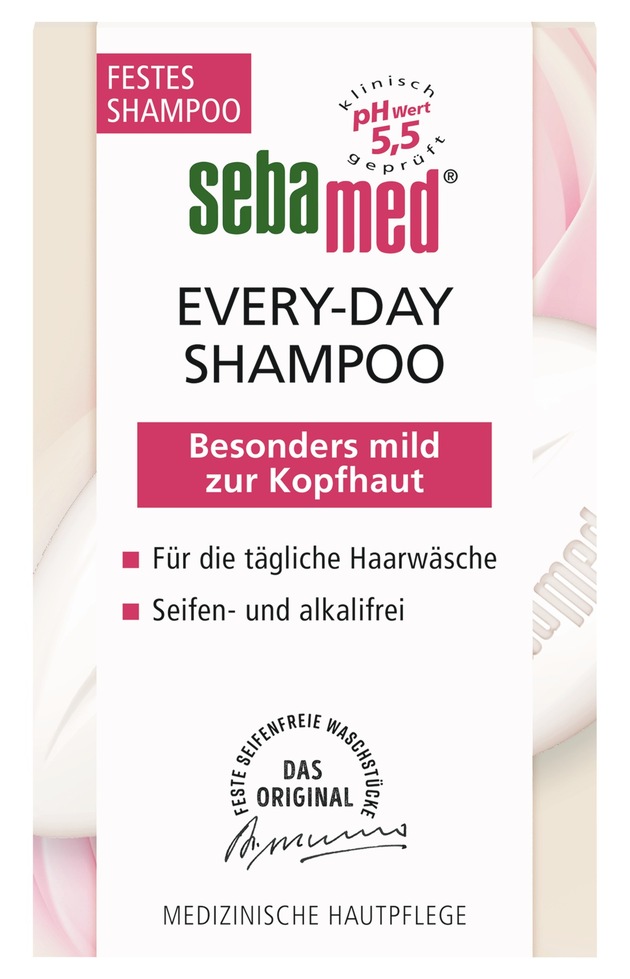 NEU: Festes Every-Day Shampoo von sebamed