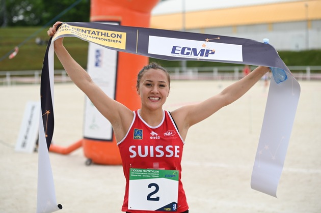 Erfolg für Pentathlon Suisse: Zwei Goldmedaillen bei den U22 Europameisterschaften in Drzonkow (Polen)