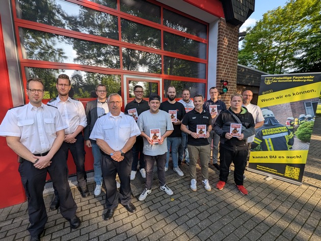 FW-KLE: Freiwillige Feuerwehr Bedburg-Hau begrüßt 14 neue Mitglieder - Werbeaktion zeigt großen Erfolg