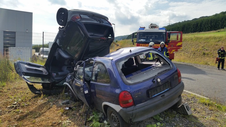 FW-PL: Schwerer Verkehrsunfall im OT Osterloh war Einsatzübung;  Löschgruppe Selscheid übernahm Erstversorgung eines verletzten Motorradfahrers im OT Erkelze in Plettenberg