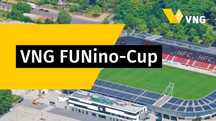 Presseinformation: Premiere des VNG FUNino-Cups im ERDGAS Sportpark in Halle (Saale)