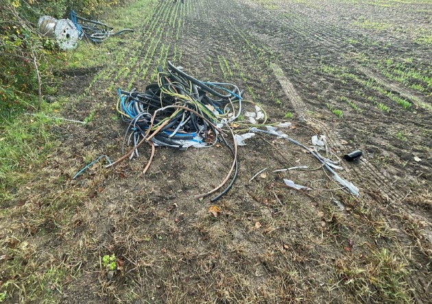 LPI-NDH: Kabelmäntel und Kabeltrommel aufgefunden - Wer kann Hinweise geben?