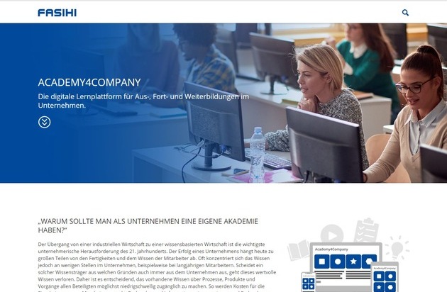 Fasihi GmbH: Academy4Company - Die Digitale Akademie für Unternehmen / Die Lernplattform für Ausbildung, Weiterbildung, Fortbildung und Wissensvermittlung