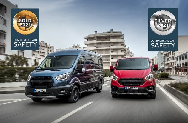 Ford-Werke GmbH: Ford Transit und Transit Custom mit Top-Ergebnissen bei erster Euro NCAP-Bewertung aktiver Sicherheitssysteme