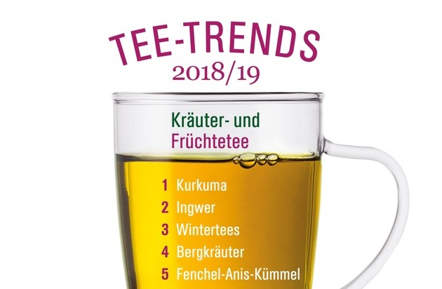 Wirtschaftsvereinigung Kräuter- und Früchtetee e.V.: Trendmeldung Herbst-Wintersaison 2018/2019 / Back to the Roots - Wurzeln erobern die Tasse / Die Kräuter- und Früchtetee-Trends 2018/19