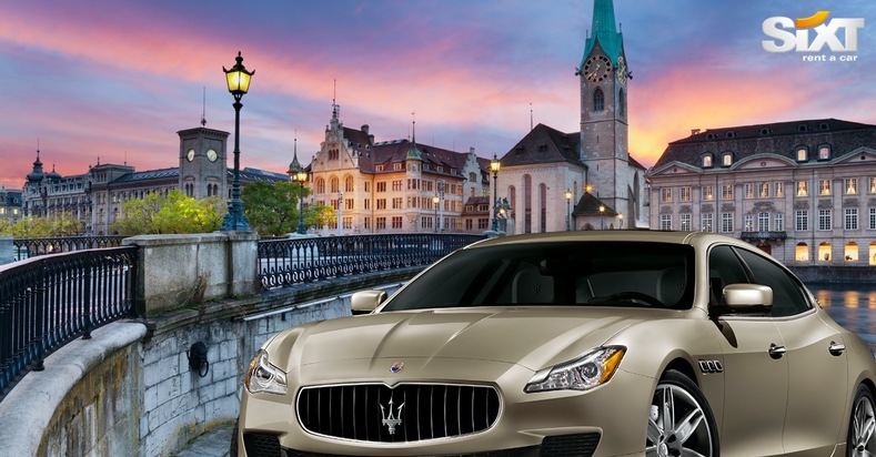 Ein Hauch von Luxus für jedermann: Sixt vermietet Maserati-Modelle jetzt auch in der Schweiz (FOTO)