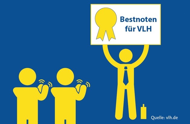 Vereinigte Lohnsteuerhilfe e.V. - VLH: Bestnoten für die Vereinigte Lohnsteuerhilfe, Deutschlands größten Lohnsteuerhilfeverein