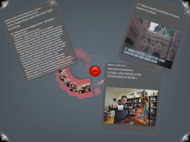 APA präsentiert erste Nachrichten-Anwendung für TouchTable Surface -
BILDER/VIDEO