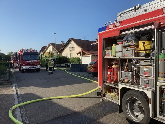 Feuerwehr Weil: Kellerbrand im Ortsteil M&auml;rkt