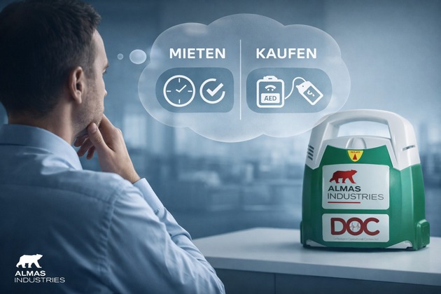 Almas Industries Ratgeber: Defibrillator für Unternehmen? 5 zentrale Fragen als Entscheidungshilfe