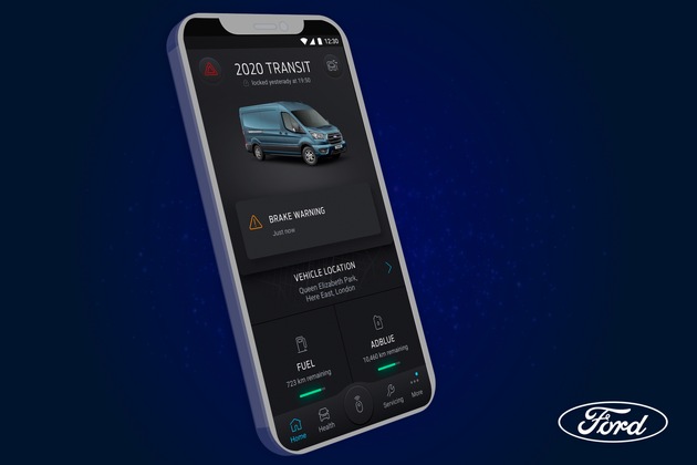 Neue Funktion &quot;Ford Telematics Essentials&quot; erweitert vernetztes FORDLiive-Managementsystem für Flottenkunden