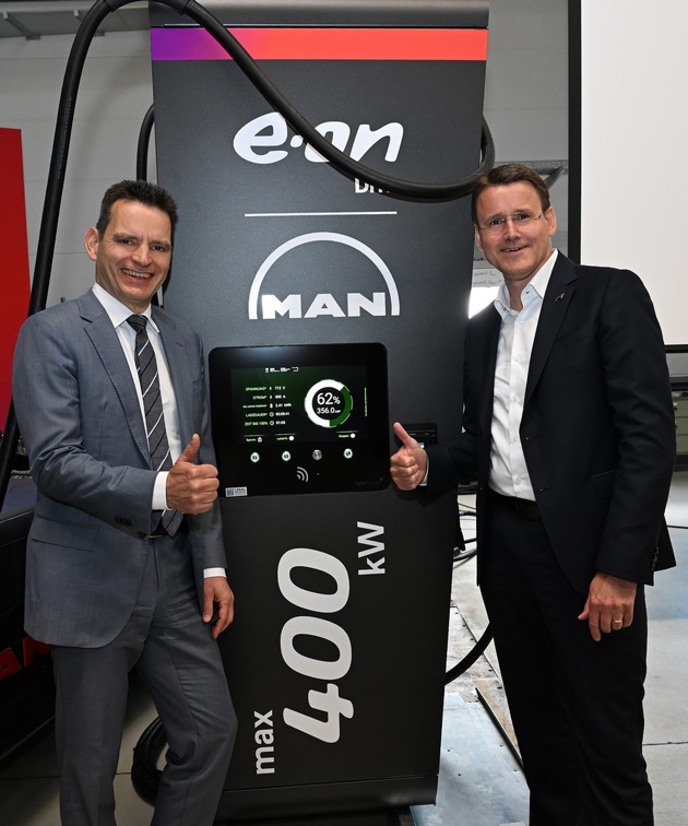 E.ON SE: E.ON und MAN bauen öffentliches Ladenetz für Elektro-Lkw in Europa auf