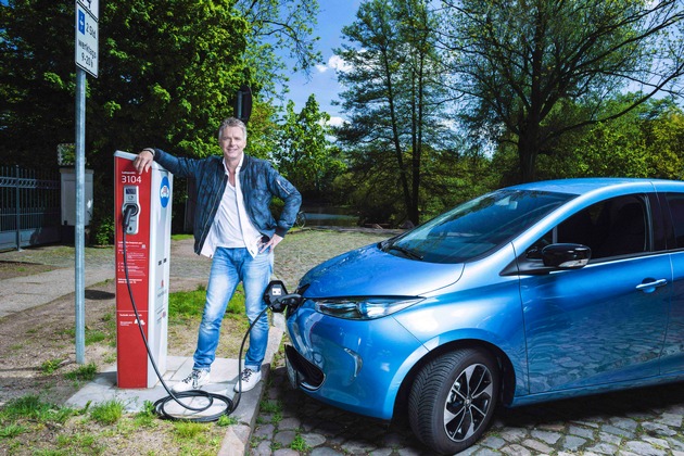 TV-Stars fahren elektrisch: Jörg Pilawa setzt auf den Renault ZOE