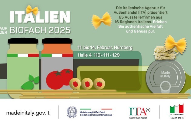 Italian Trade Agency: positive Bilanz für italienischen Gemeinschaftsauftritt auf der BIOFACH 2025