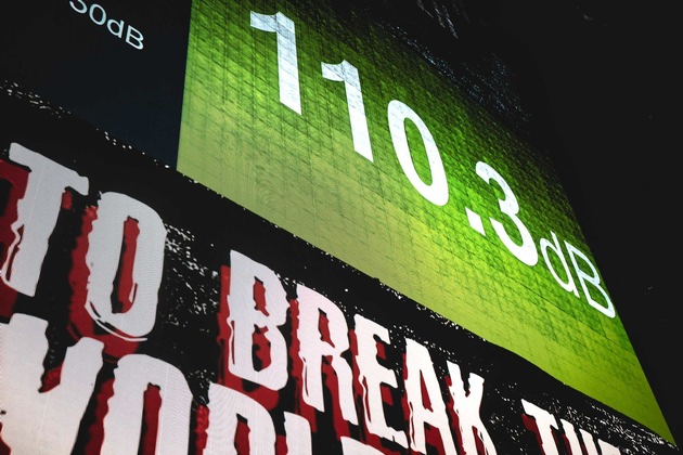 RID-Weltrekord bei WACKEN OPEN AIR 2023: »lautester Growl einer Menschenmenge (Heavy Metal)« (110,3 dbA)