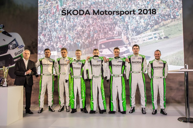 SKODA feiert erfolgreichstes Motorsportjahr - WRC 2-Champion und 14 nationale Titel