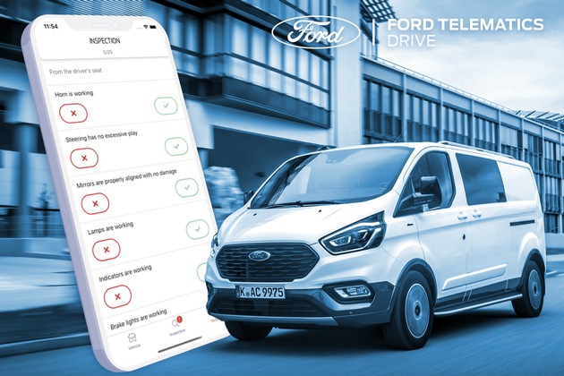 Ford Telematics mit neuer "Multi-Make"-Funktion und App-Ergänzung bietet mehr Effizienz für Flottenmanager