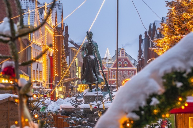 Husum: Weihnachtsstadt an Schleswig-Holsteins Nordseeküste