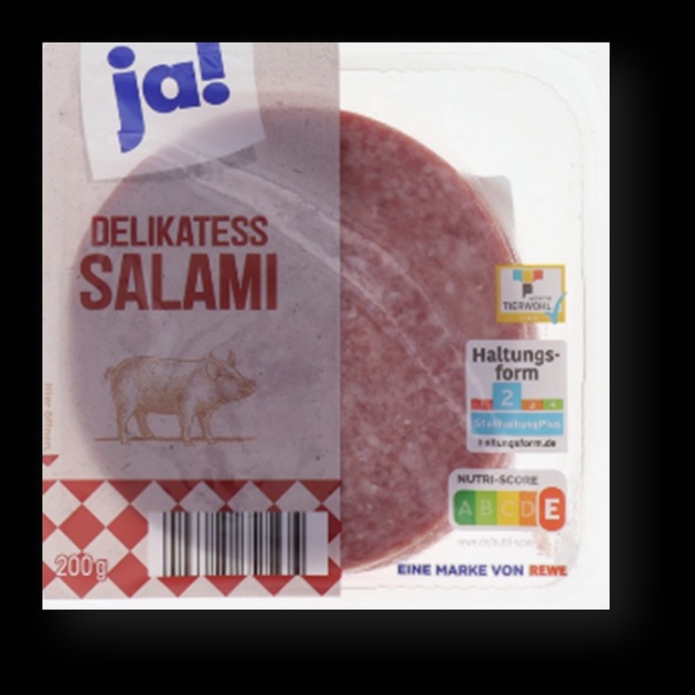 Verbraucherinformation / Produktr&uuml;ckruf "JA! Delikatess-Salami"